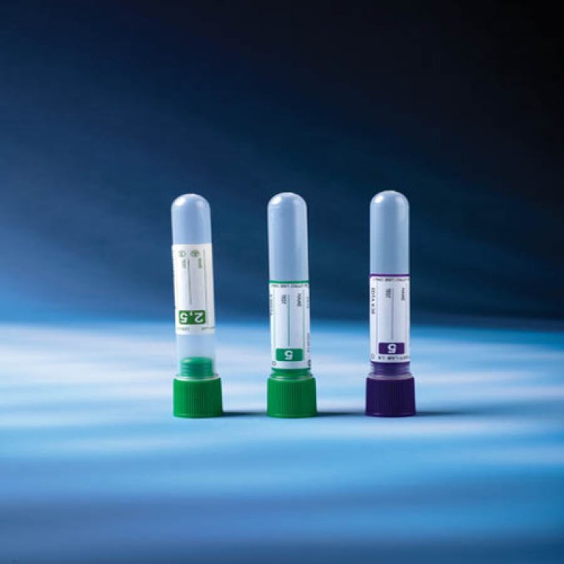 Blood Collection Tubes 2.5ML & 5ML Push Cap- Round Bottom-K3EDTA